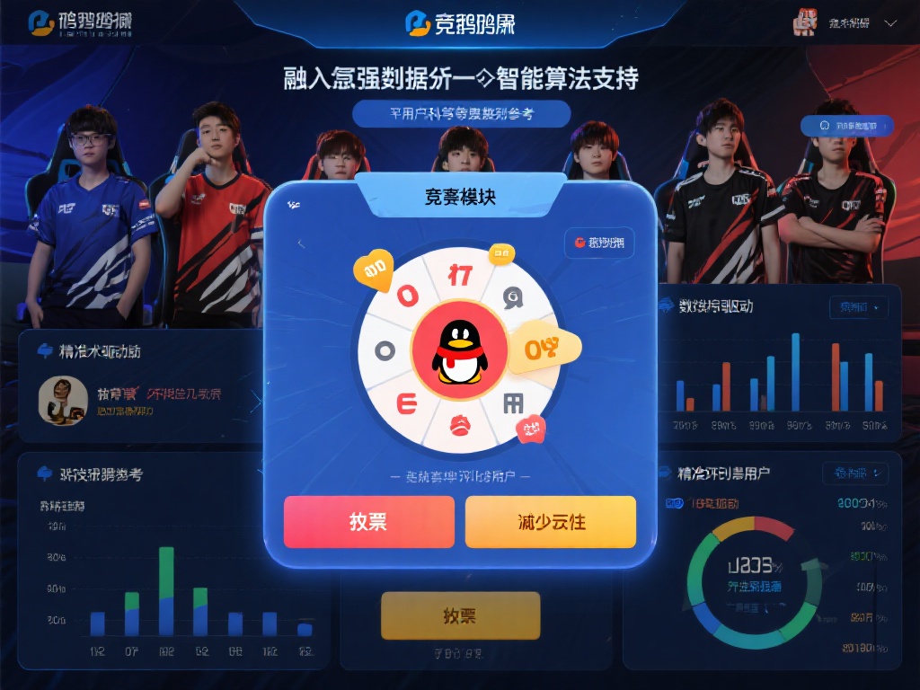 竞猜不仅仅是靠运气，企鹅电竞深谙这一点，因此在竞猜