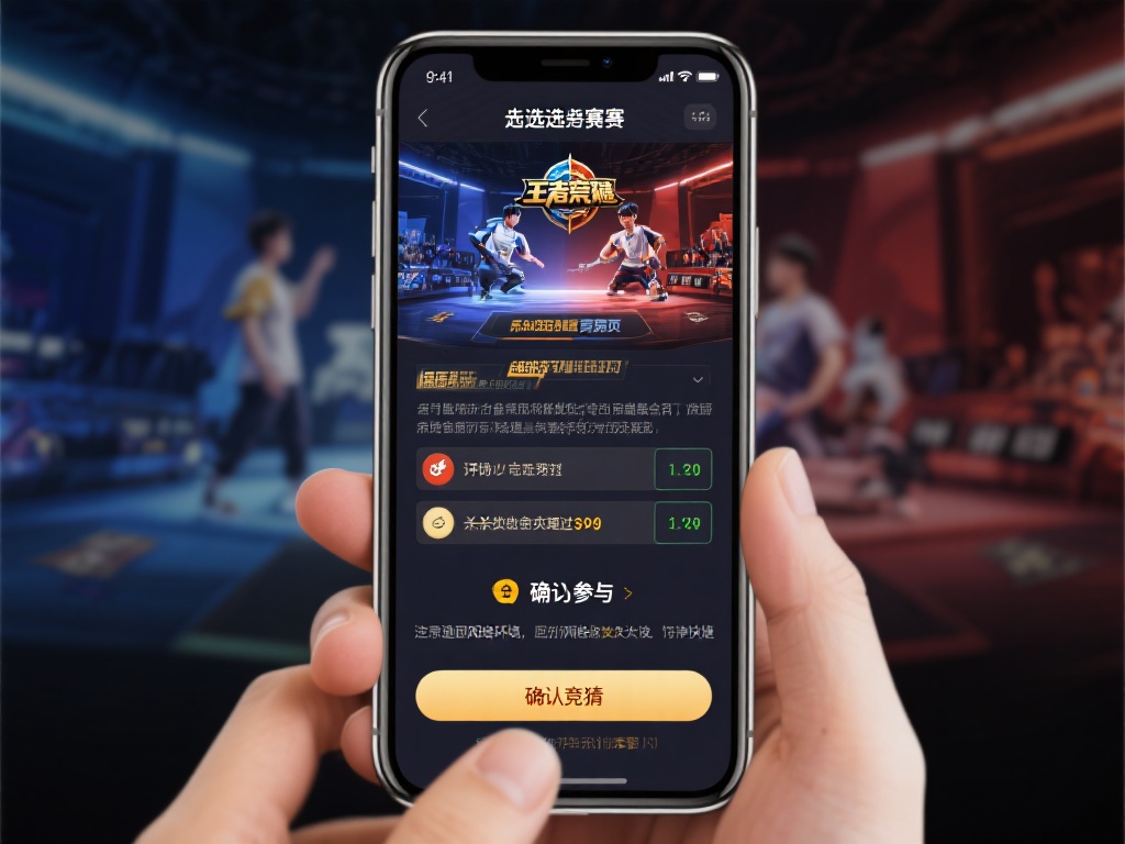 选定感兴趣的赛事后，点击进入竞猜页面，系统会显示相