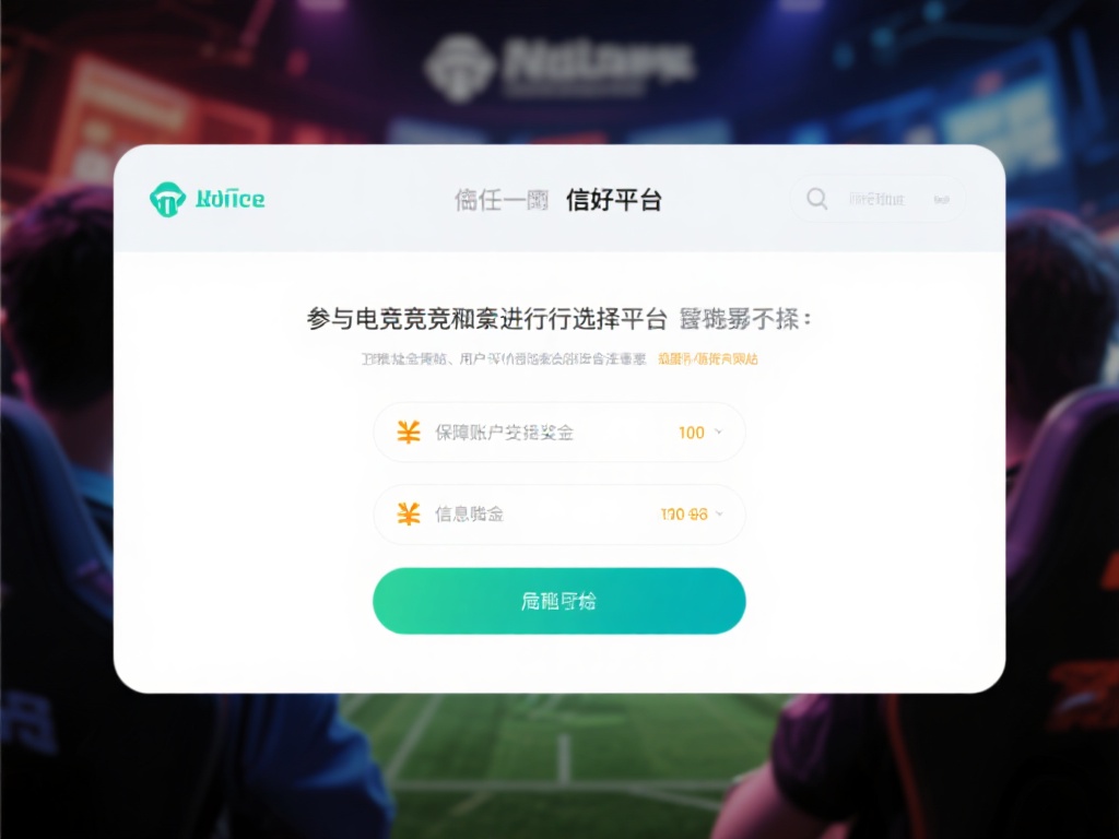 在参与电竞竞猜之前，选择一个值得信赖的平台是第一步