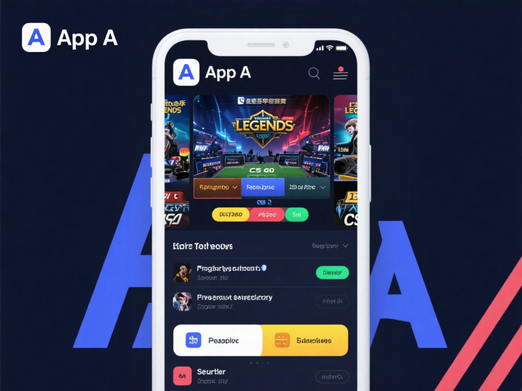App&nbsp;A：这款应用以其覆盖广泛的电竞赛事和友好的