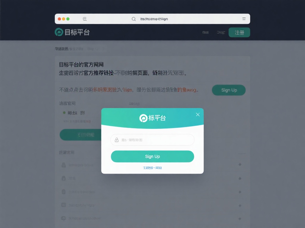 首先，通过浏览器输入目标平台的官方网址，或者通过官