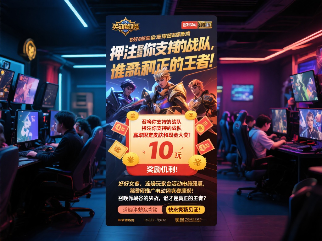 好的文案是连接玩家与活动的重要桥梁。在网吧推广电竞